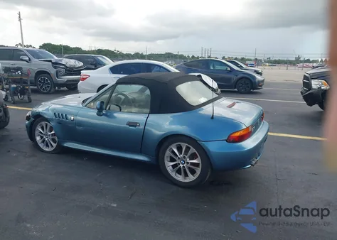 1999 BMW Z3 2.3 из США, поврежденный, VIN 4USCH9339XLG00523